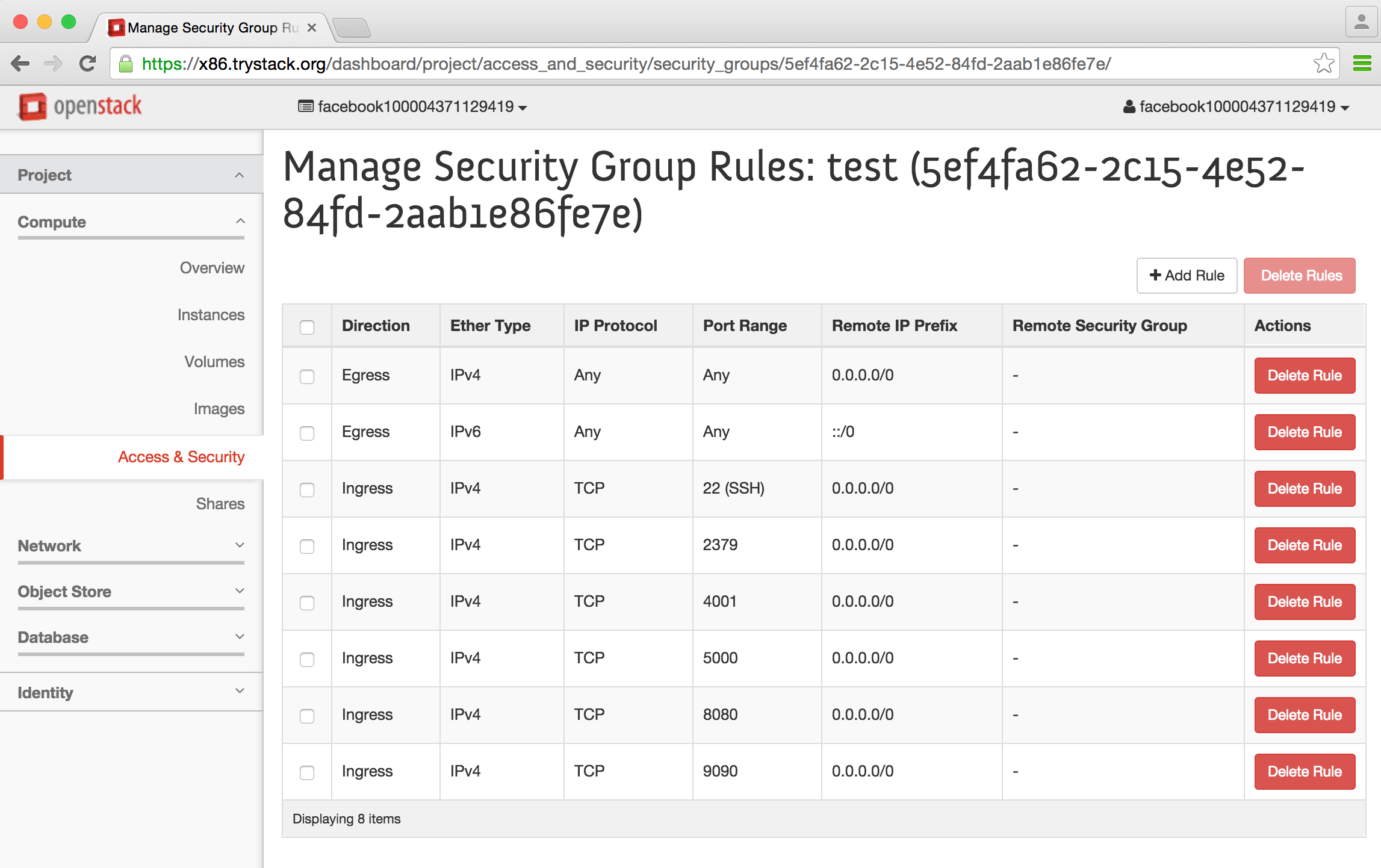 Security Groups